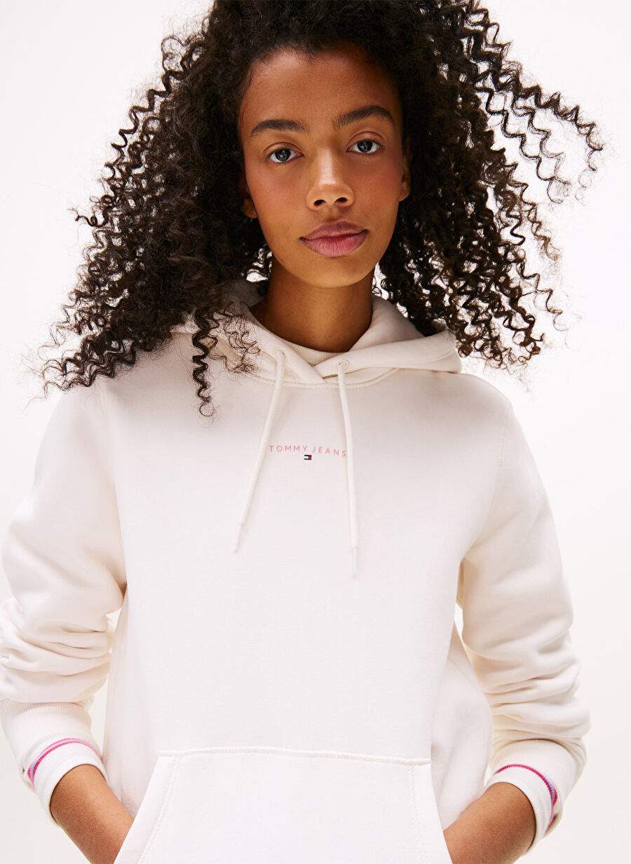 Beyaz Kadn Pamuklu Sweatshirt Dw0dw21963ybh — Product image 16 of 20