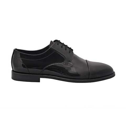Microlight Black Leather Shoes