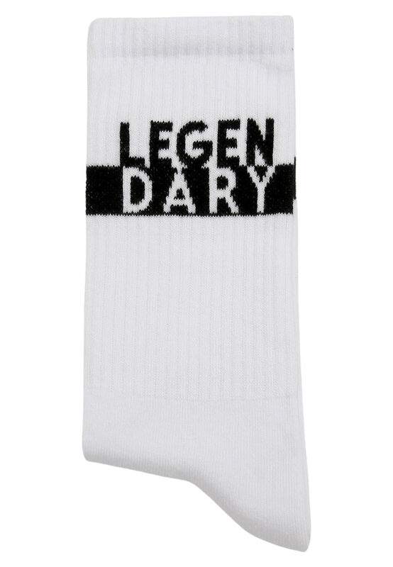 Unisex Vegan White Socks - Legendary Design — Product image 3 of 5