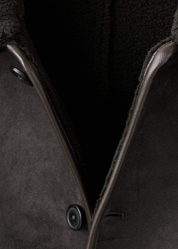 Faux-shearling suede jacket — Product image 8 of 9