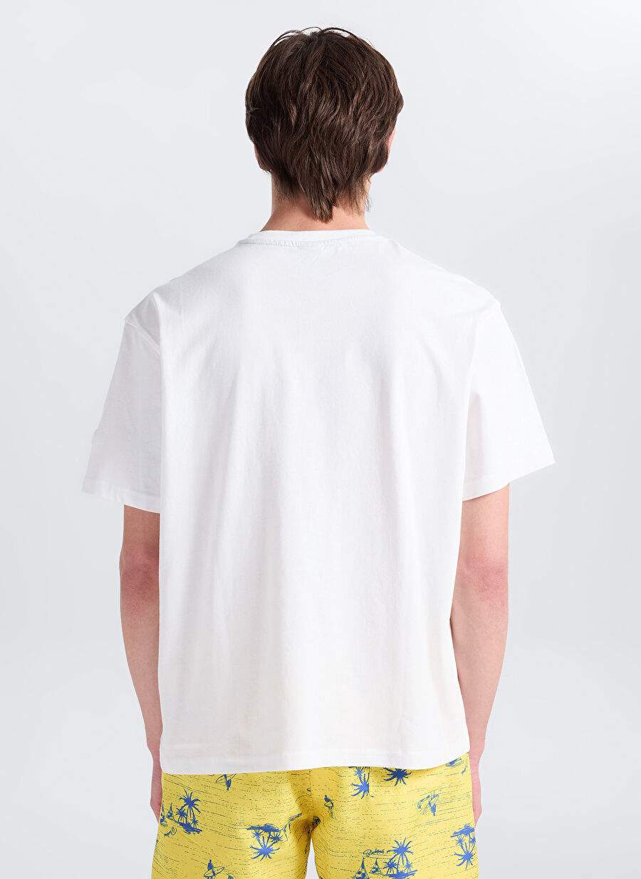 Krk Beyaz Erkek 100 Pamuk T Shirt Ns0000692848 — Product image 5 of 5