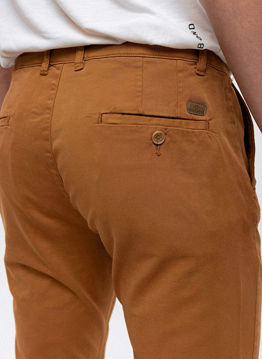 Back and Bond Slim Fit Taba Men's Pants B33W32005 — صورة المنتج 6 من 6