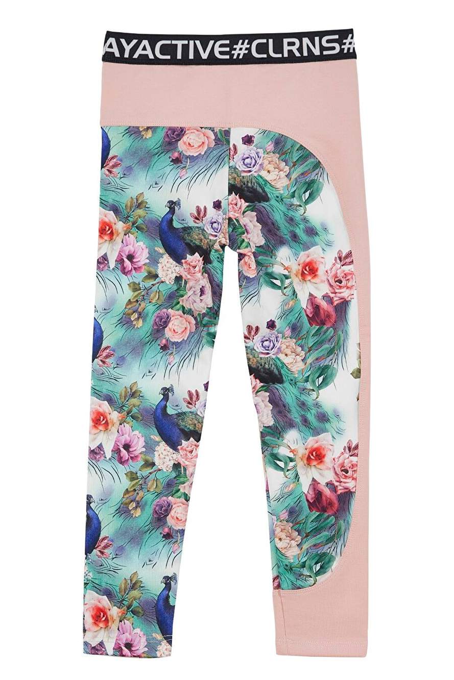 Modern Romance Çiçek Desenli Kız Çocuk Spor Tayt — Product image 5 of 6