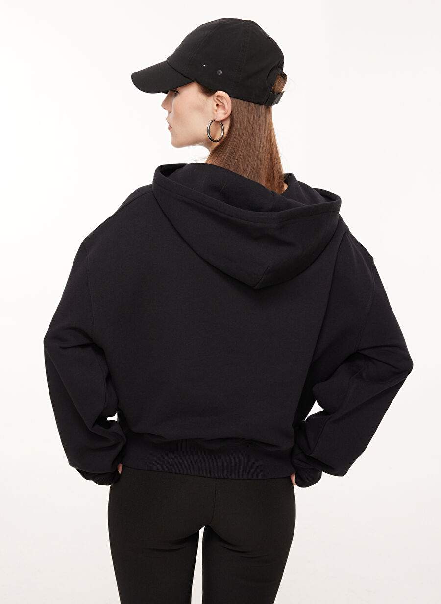 Moschino Jeans Plain Black Women's Sweatshirt A1712 — Product image 5 of 5