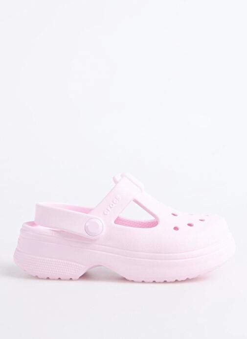Crocs Pink Girls' Beach Slippers Classic Mary Jane Clog K — Product image 4 of 25