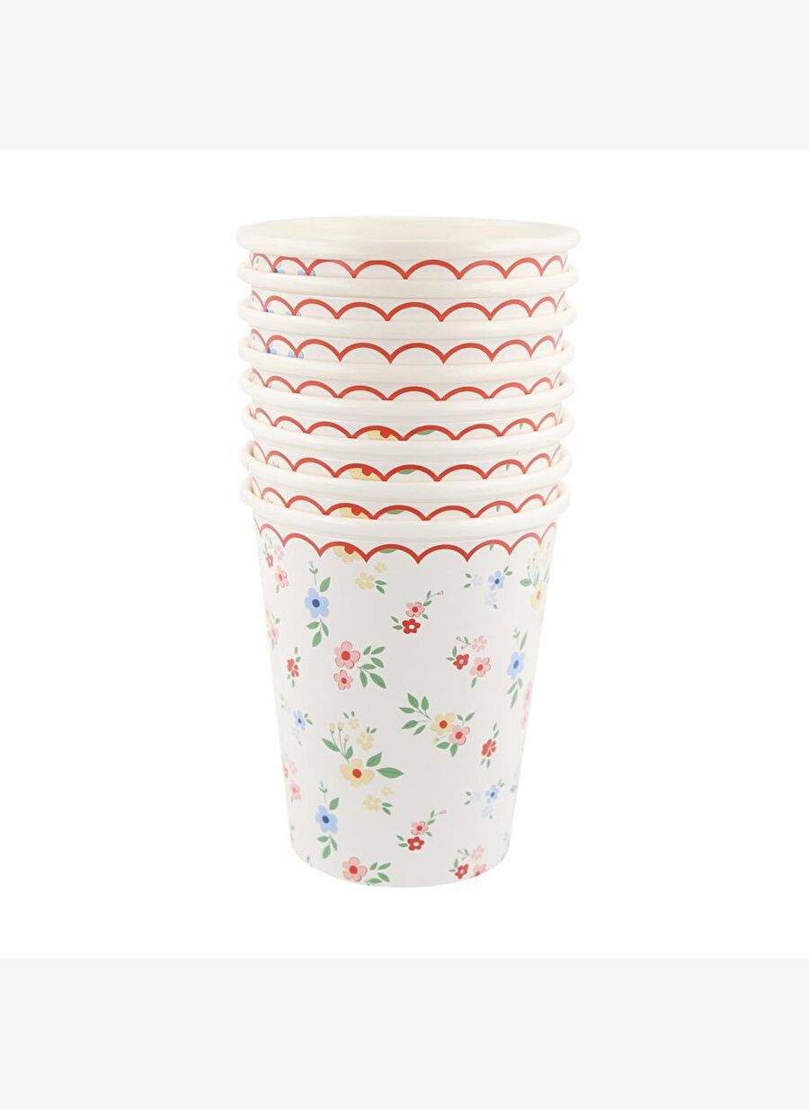 Meri Meri - Ditsy Posy Çiçekli Bardaklar - 8 Adet — Product image 4 of 4