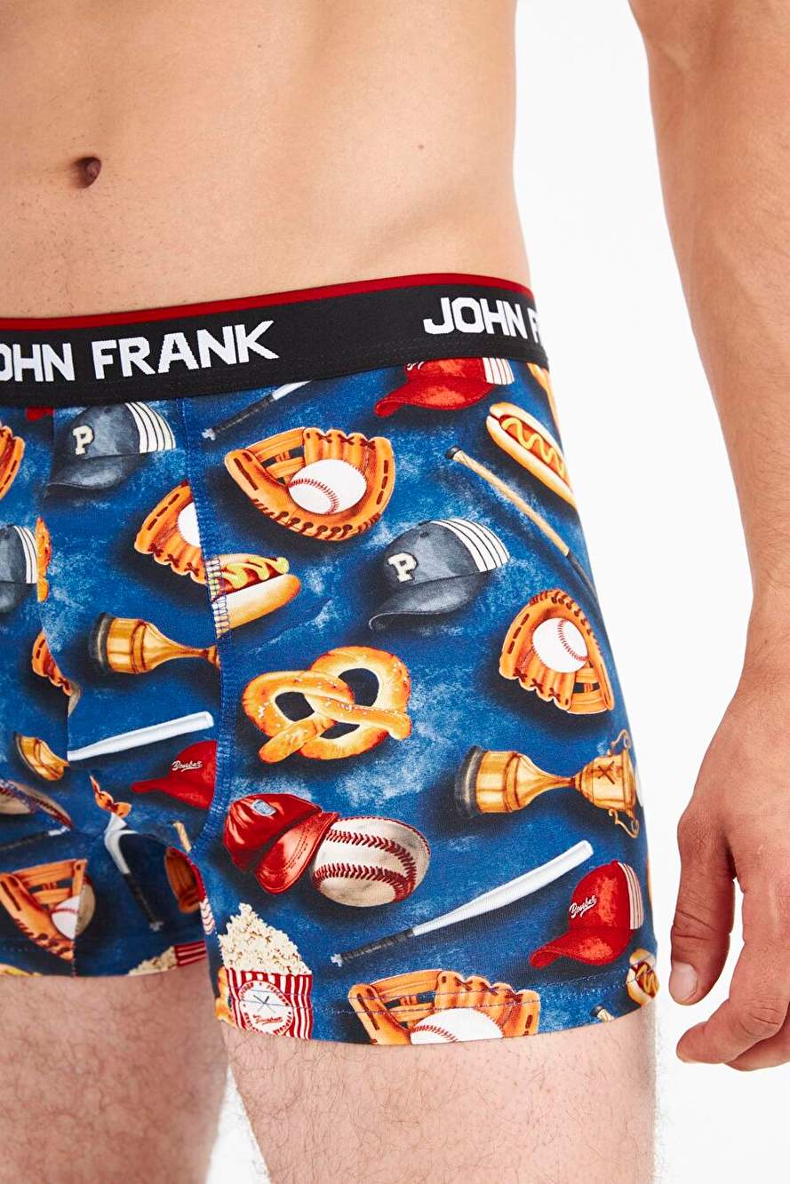 John Frank Digital Printed Boxer Multicolor — صورة المنتج 4 من 4