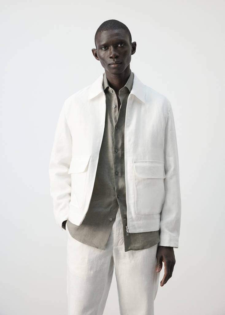 100% linen jacket with pockets — Product image 3 of 30