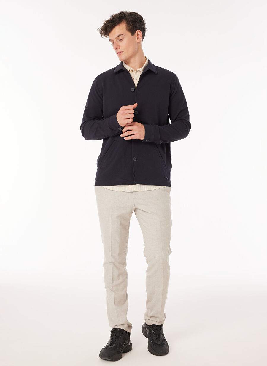 Beymen Business Navy Men's Coat 4B0824200002 — Product image 5 of 7