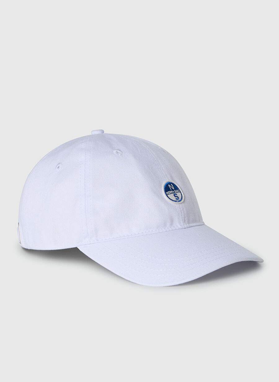 North Sails Beyaz Erkek Logo Baskılı Şapka NS0000623398 — صورة المنتج 3 من 3