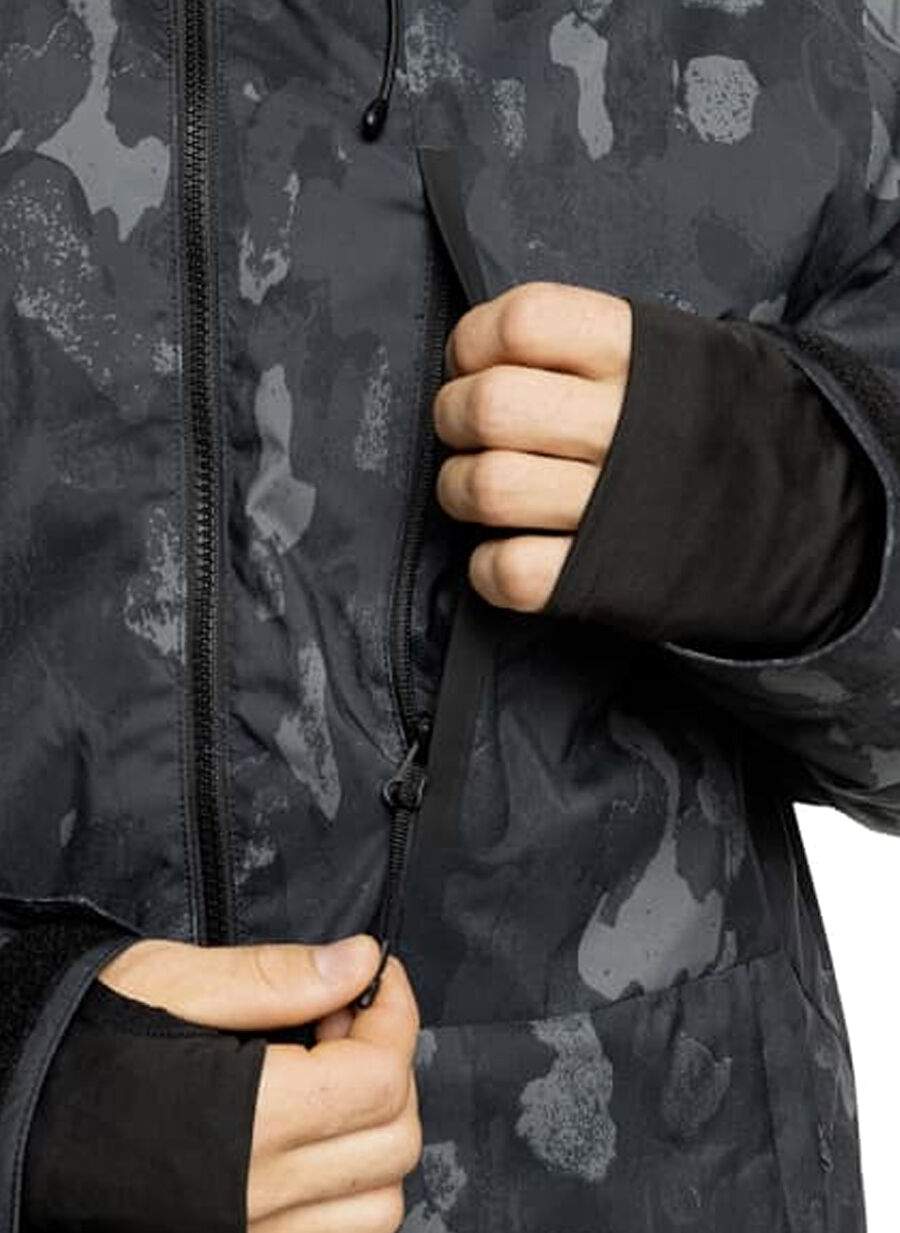 Quiksilver Black Men's Ski Coat Eqytj03479mission Printed Jk — Product image 7 of 10