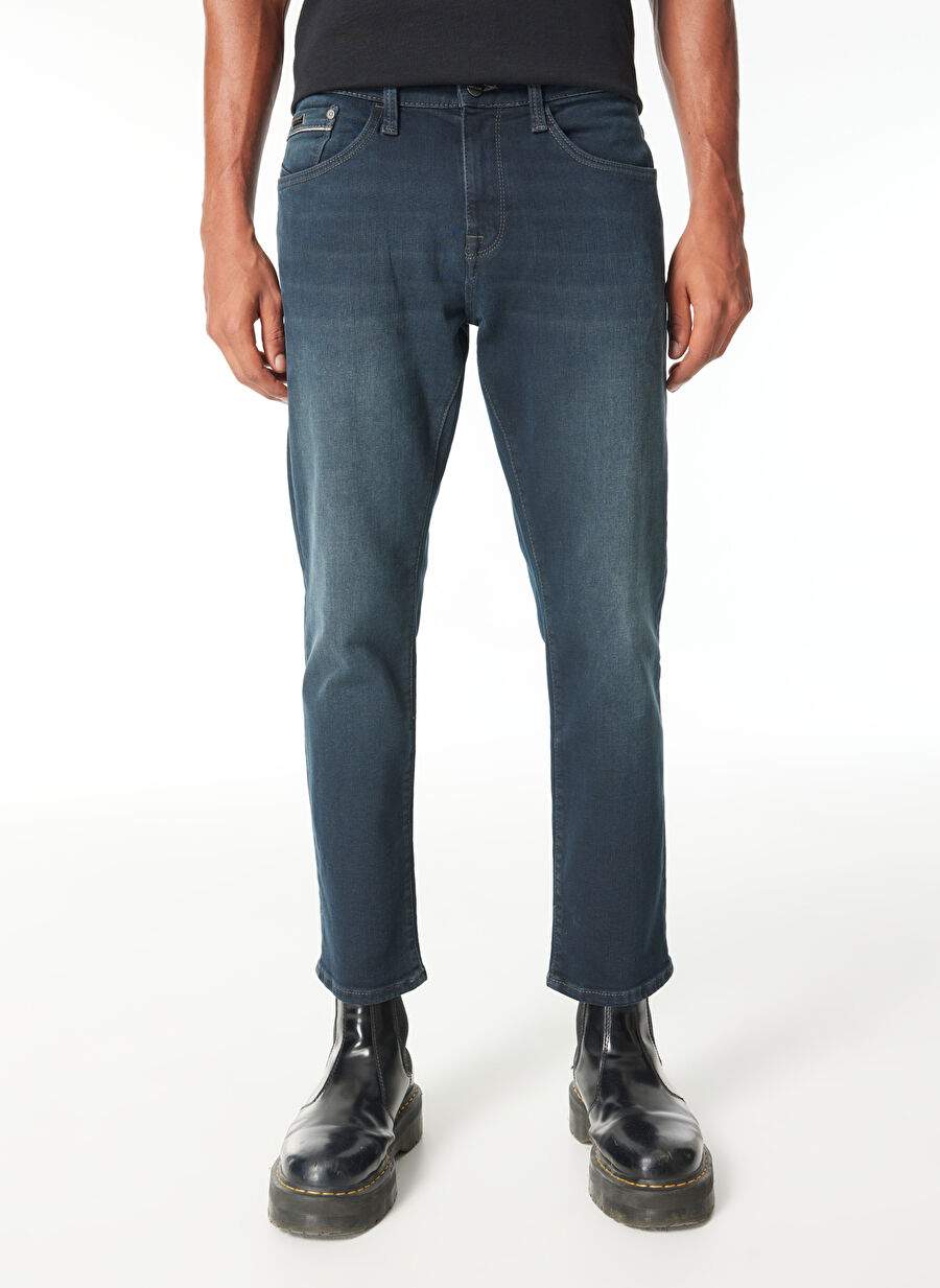 Erkek Pamuklu Denim Pantolon 0037829624 MARTIN Shaded Blue — صورة المنتج 3 من 6