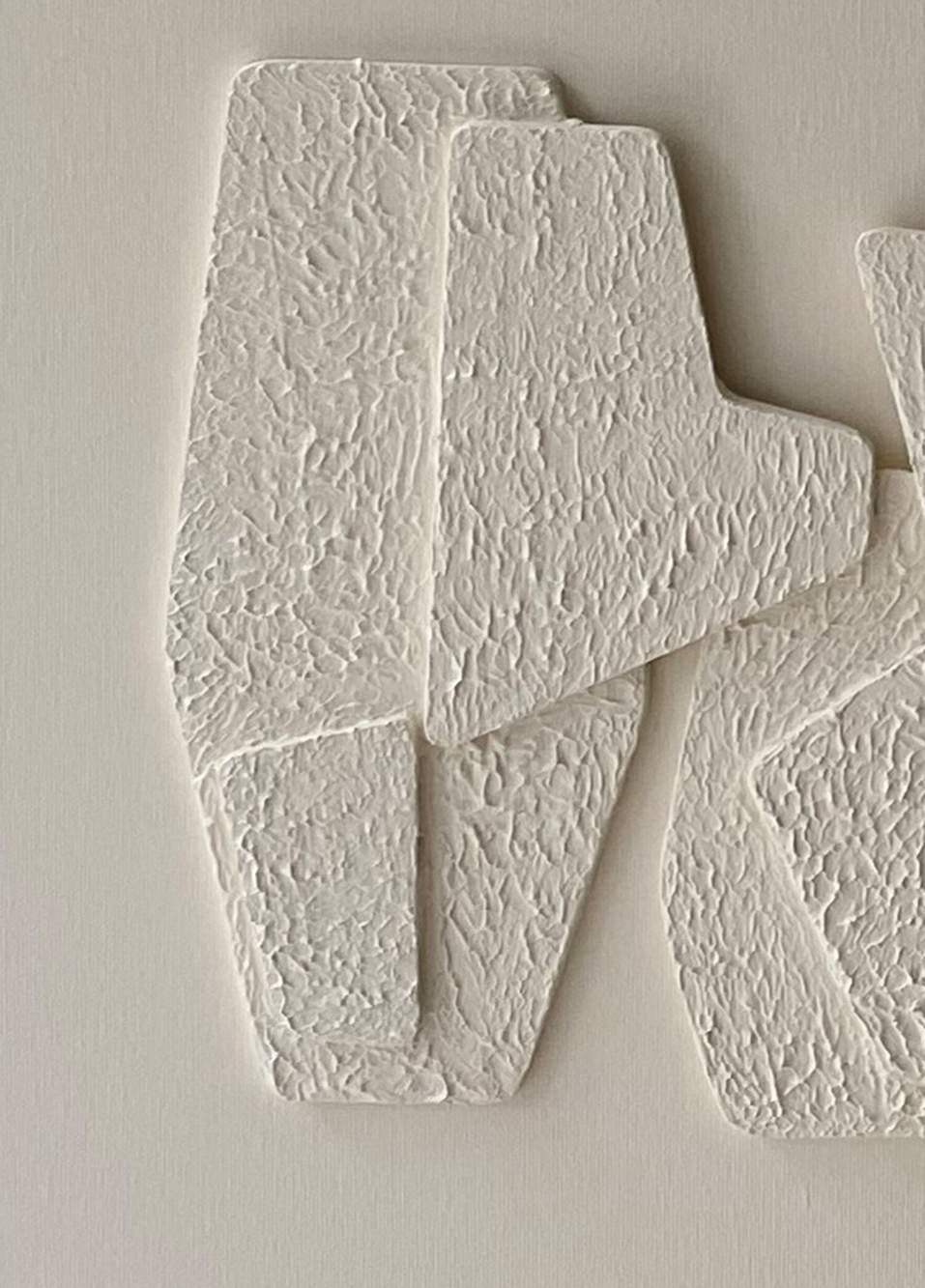 Beige Akrilik El Yapımı 4'lü Tablo 40x40 cm — صورة المنتج 4 من 4