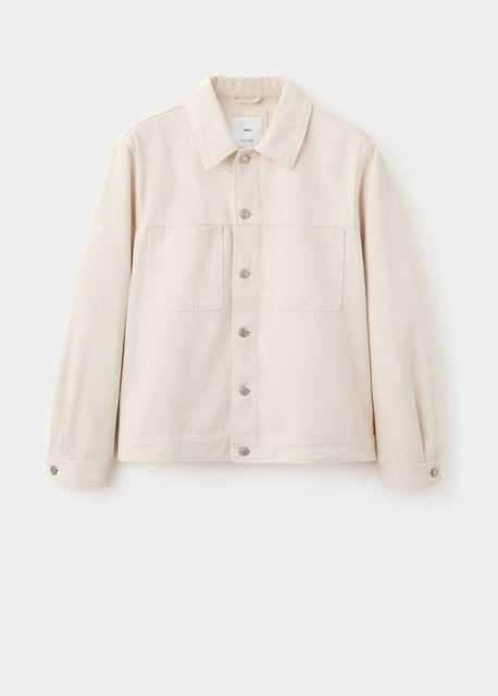 100% cotton denim jacket with pockets