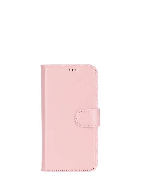 Aurel Magna Rose Petal iPhone 16 Pro RFID Protected MagSafe Compatible Wallet Phone Case