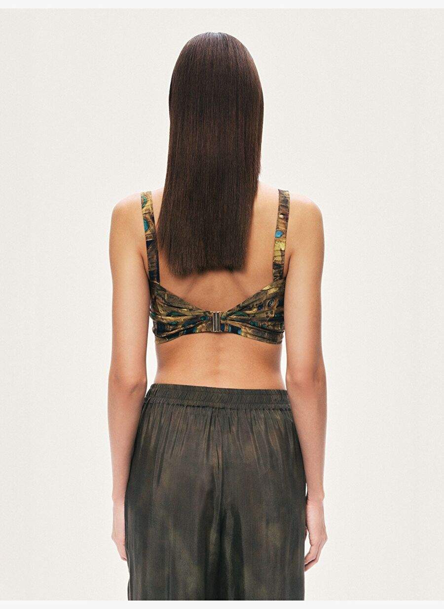 Accessories Detailed Patterned Bustier — Product image 4 of 7