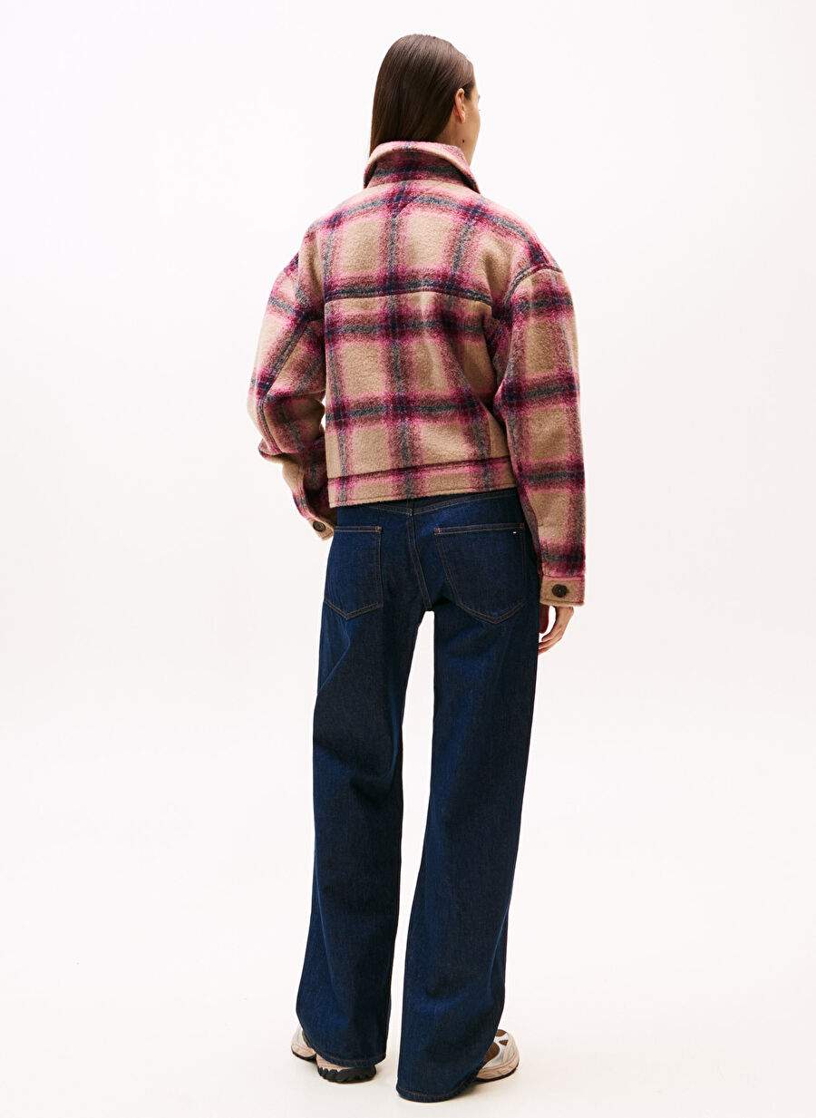 Tommy Jeans Pembe Kadn Standart Cizgili Ceket Dw0dw21662thc — Product image 11 of 20