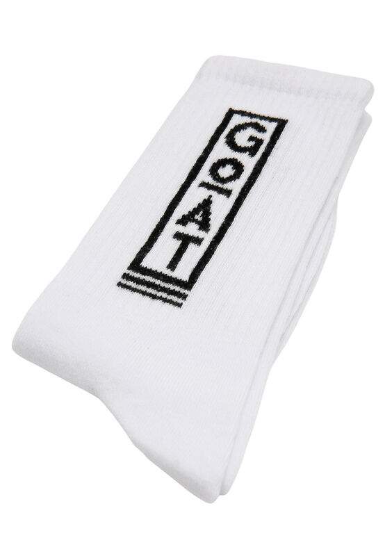 Unisex Vegan White Socks - Goat Design — Product image 4 of 5