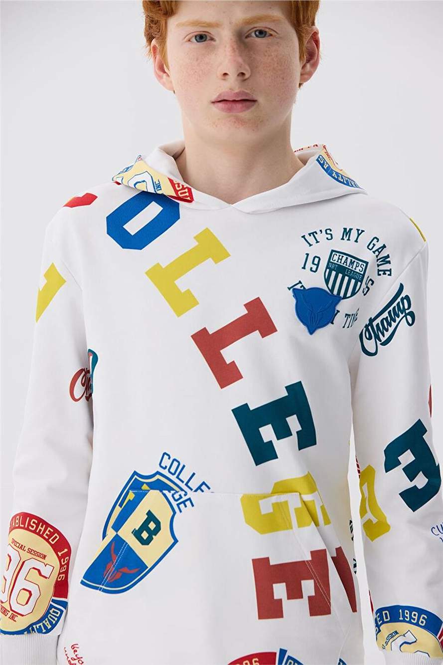 Nebbati Boy Children's Pattern Sweatshirt — Product image 3 of 7