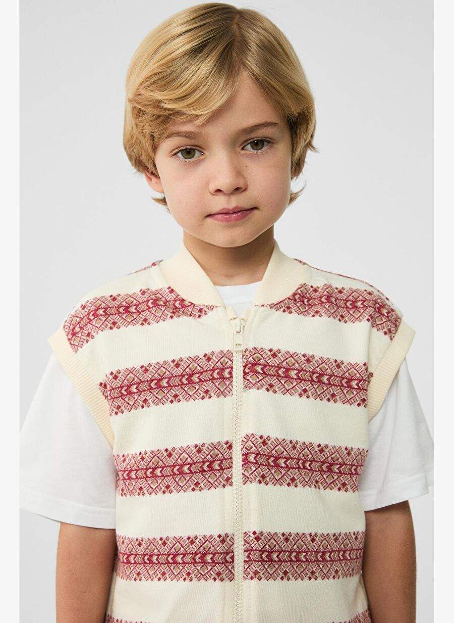 BG Store Erkek Çocuk Desenli Yelek — صورة المنتج 3 من 7