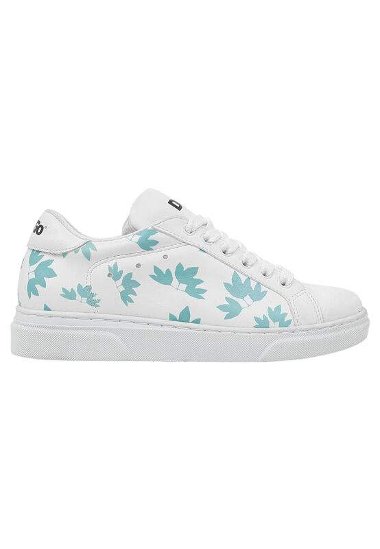 Unisex Kids Vegan Leather White Sneakers - Everything is Gonna Be Purrfect Design — Product image 8 of 10