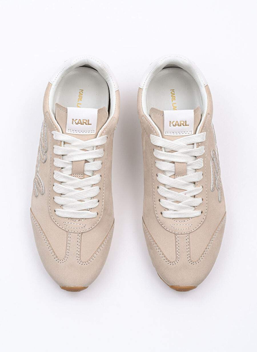 Karl Lagerfeld Bej Kadn Deri Sneaker Kl65912 — Product image 3 of 5