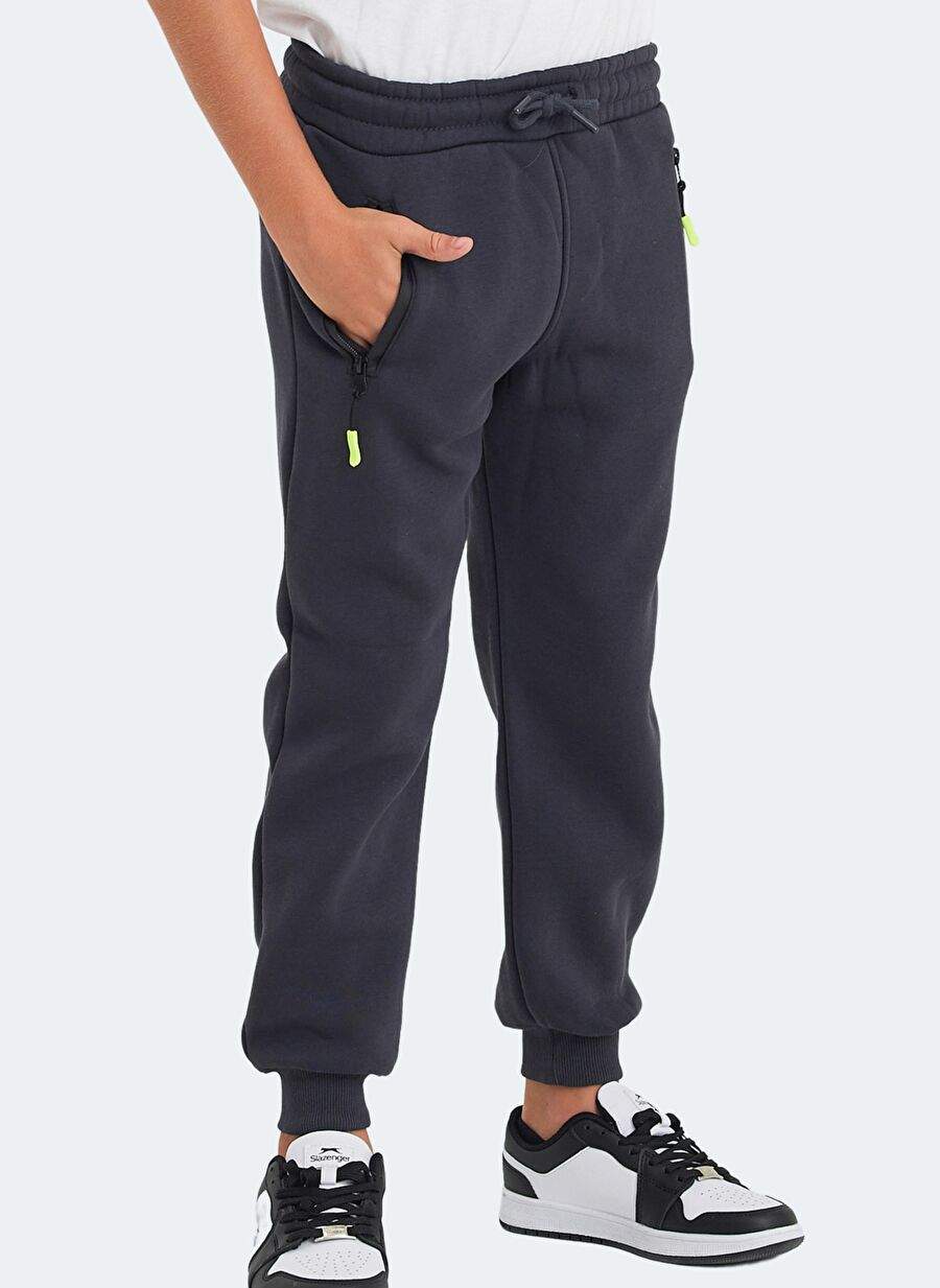 Slazenger Lamis Unisex Cocuk Esofman Alt Koyu Gri — صورة المنتج 3 من 7