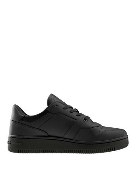 Tommy Hilfiger Black Men's Leather Sneakers TJM RETRO BASKET ESS
