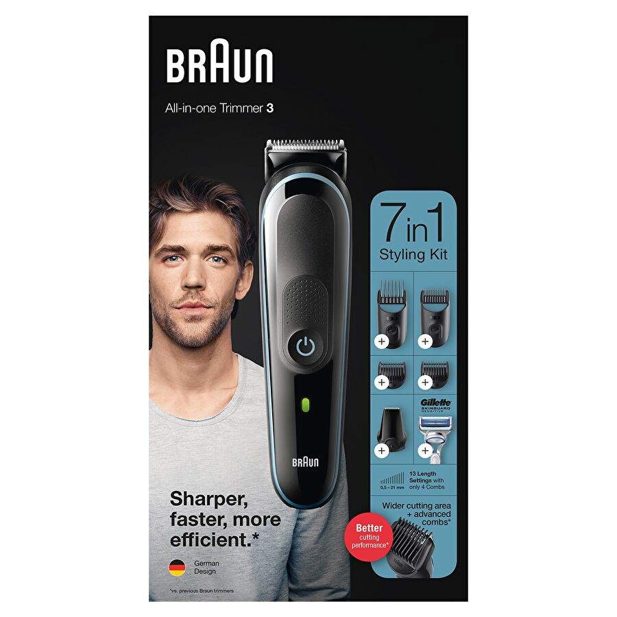 Braun MGK 3342 7-in-1 Men's Grooming Set + Gillette — Product image 8 of 8