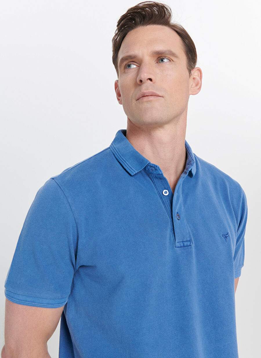 Altınyıldız Classics İndigo Erkek Polo T-Shirt 4A4823200066 — Product image 5 of 6