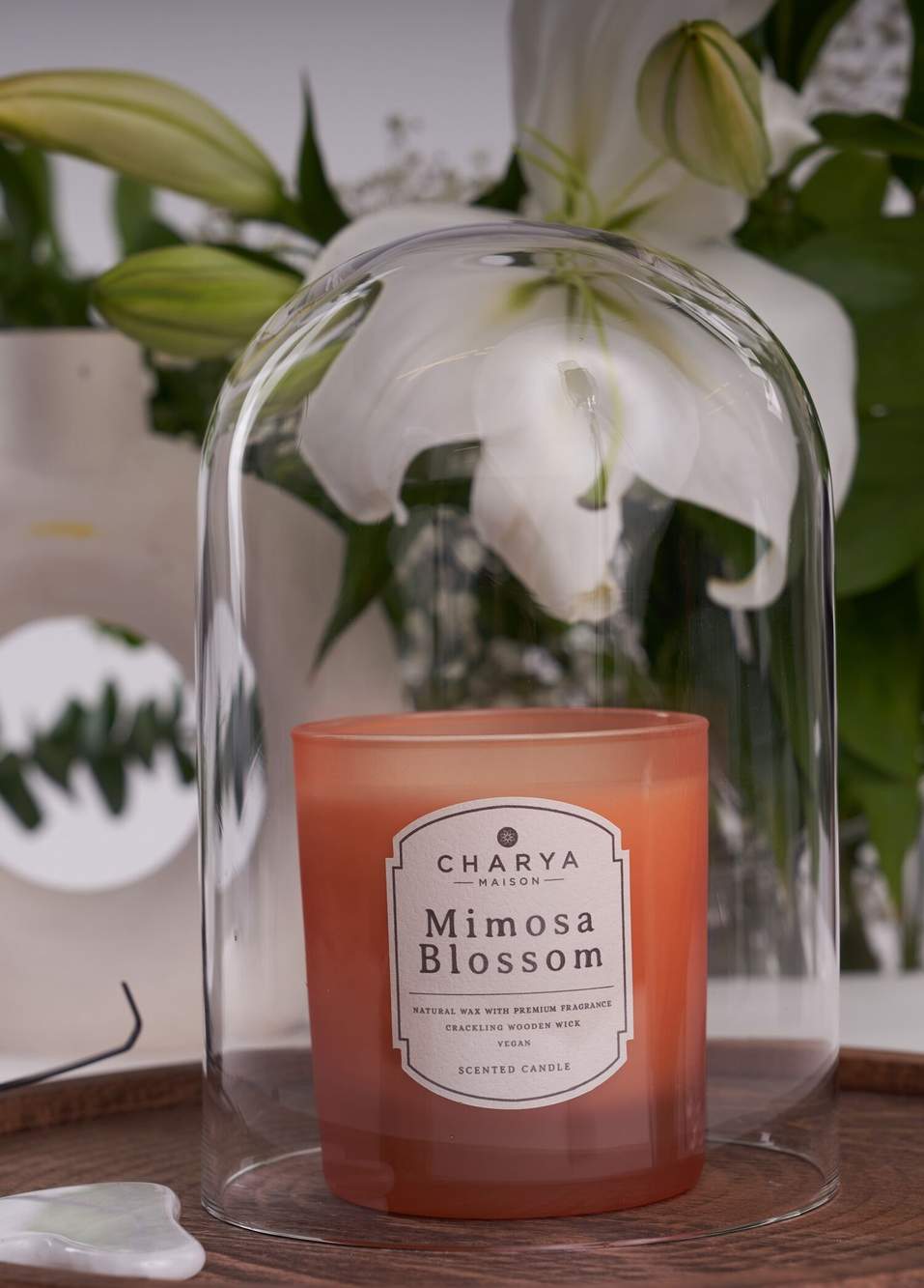 Mimosa Blossom Doğal ve Vegan Mum 230 g — Product image 4 of 4