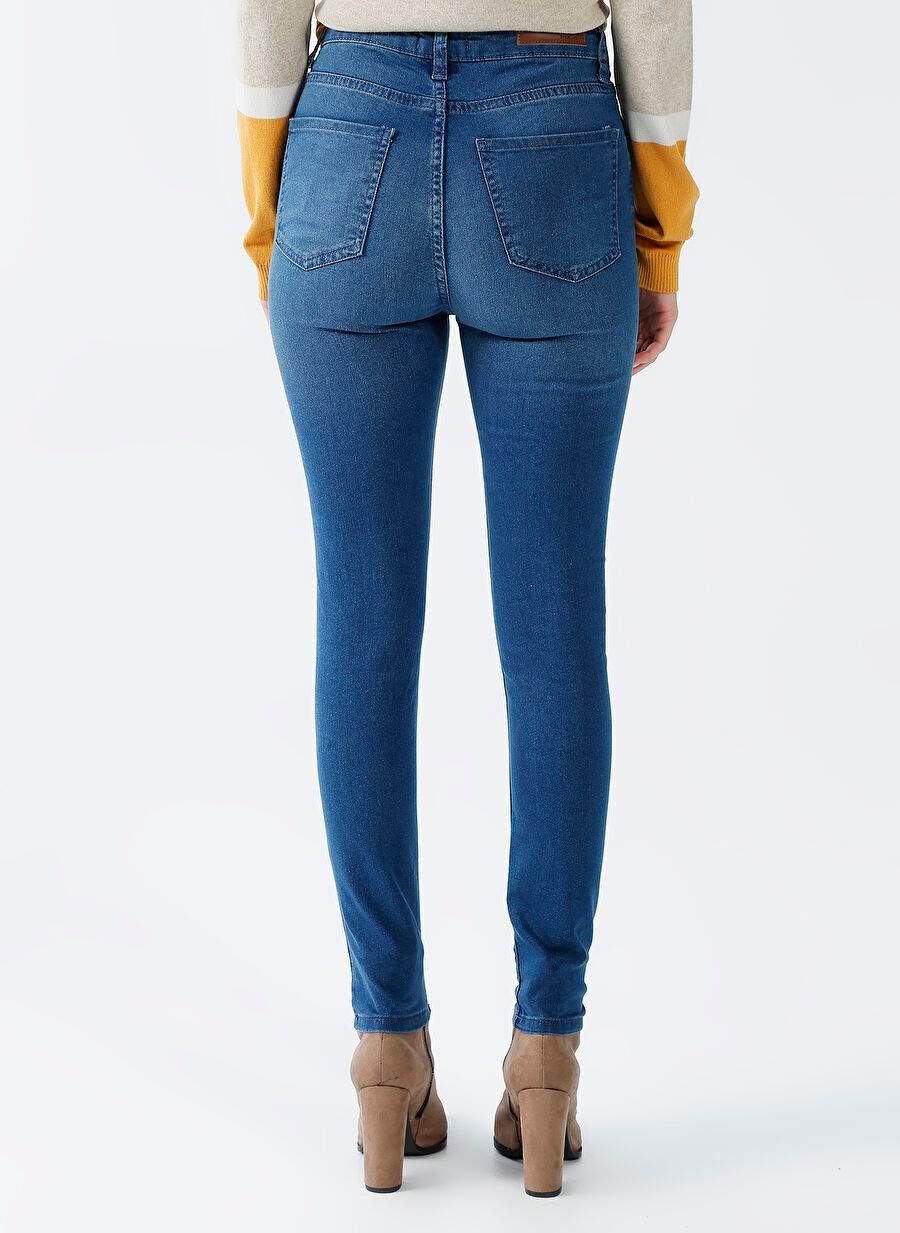 Dar Paça Skinny Fit  Kadın Denim Pantolon MUNIC — صورة المنتج 4 من 4