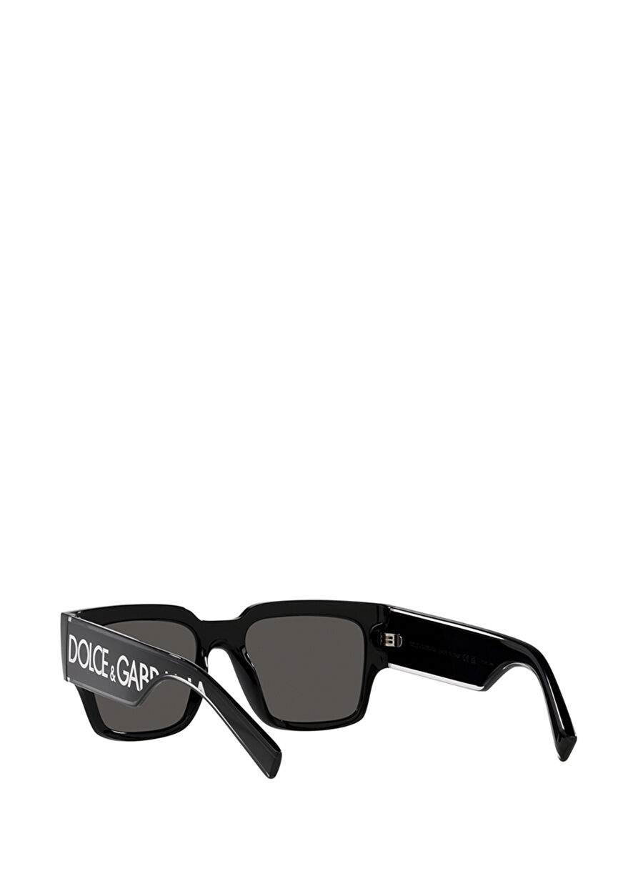 Dolce&Gabbana DG6184 Köşeli Siyah Erkek Güneş Gözlüğü — صورة المنتج 6 من 11
