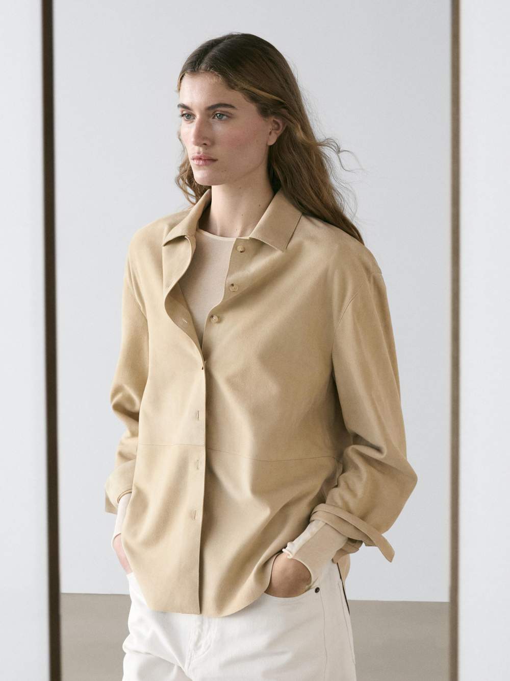 Suede leather shirt — Product image 3 of 14