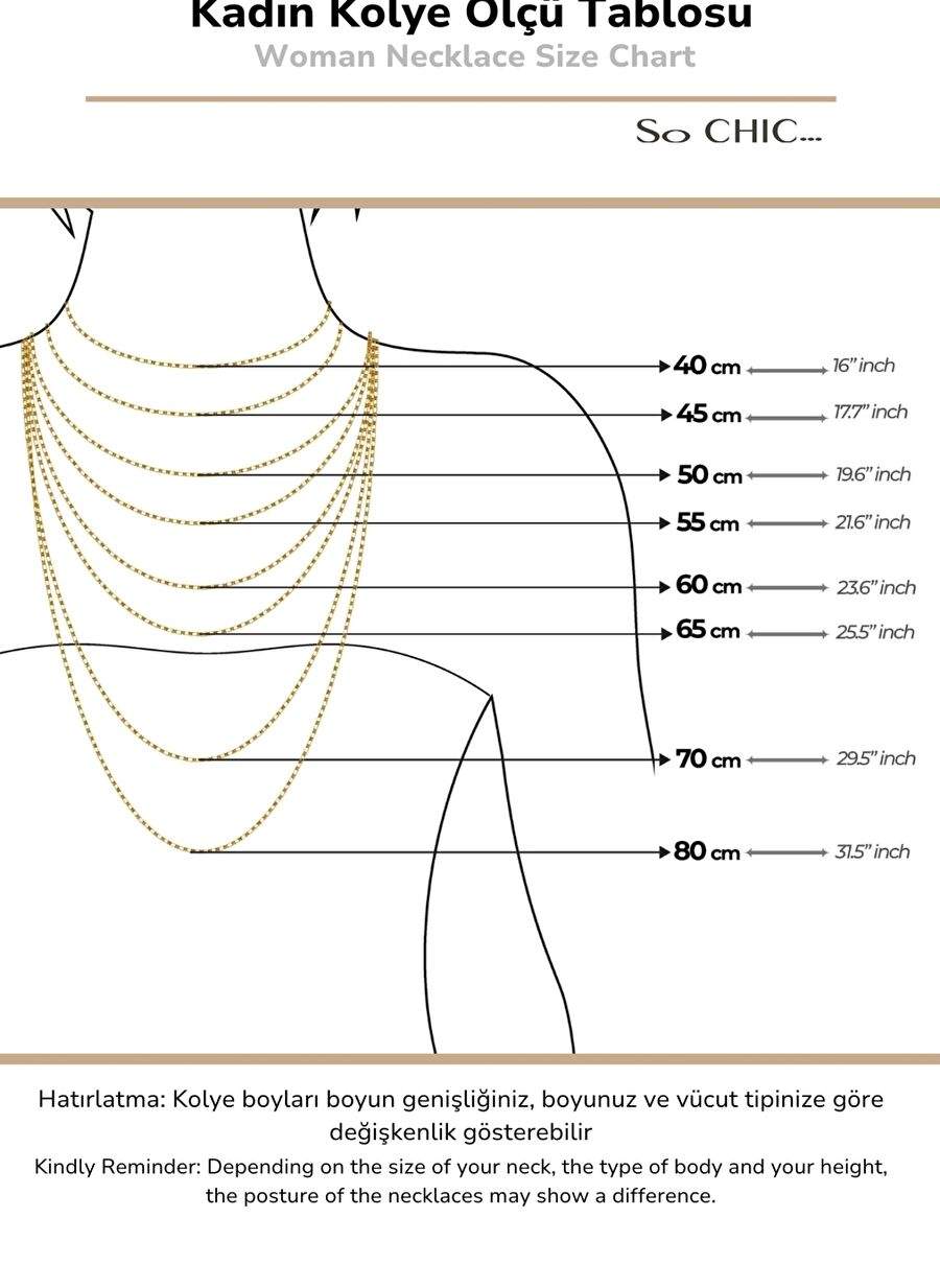 Sedef Kalbi 18 Ayar Sar Altn Kaplama 45 Cm Gumus Kolye — Product image 36 of 40