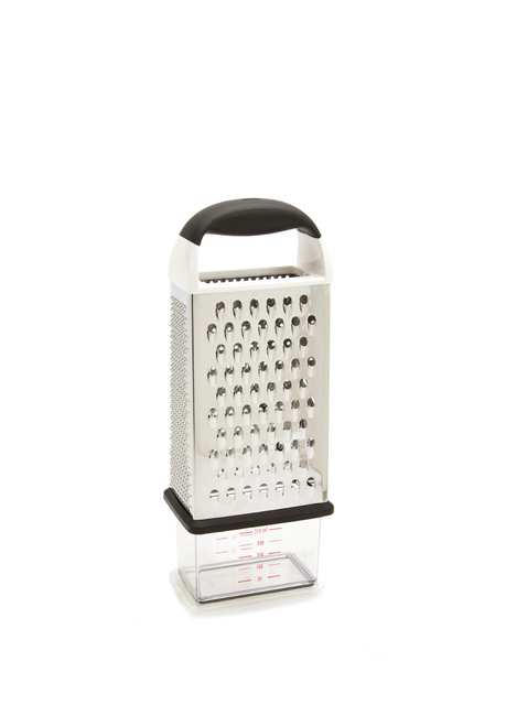 GG Black White Storage Covered Grater