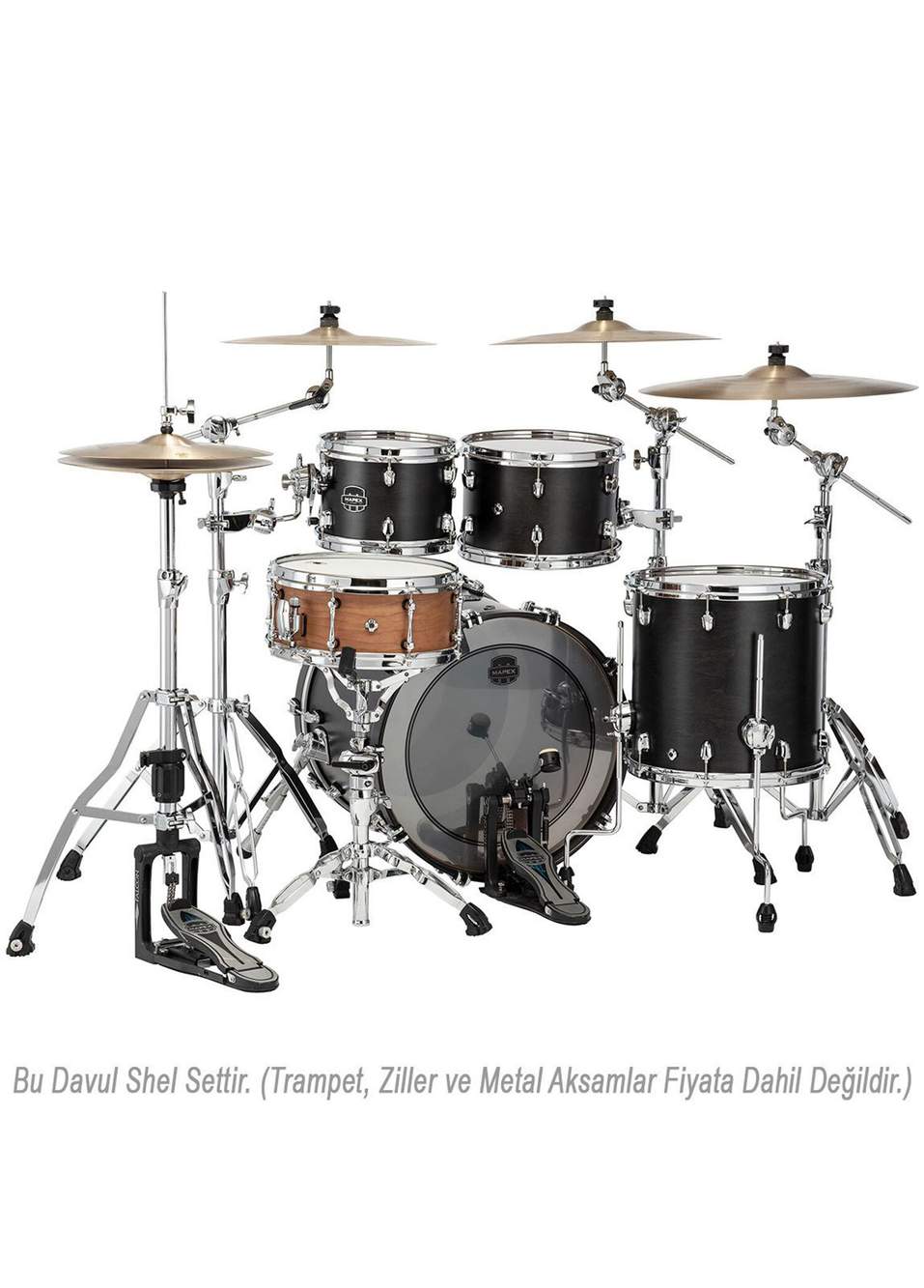 Saturn Fusion 20+10+12+14F Acoustic Drum SR504XFB — صورة المنتج 3 من 4