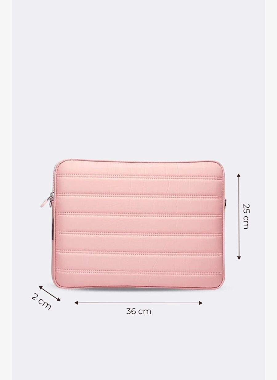 Macbook Air Pro 13.3 & 14 İnç Su Geçirmez Laptop Kılıfı Pembe — Product image 3 of 6