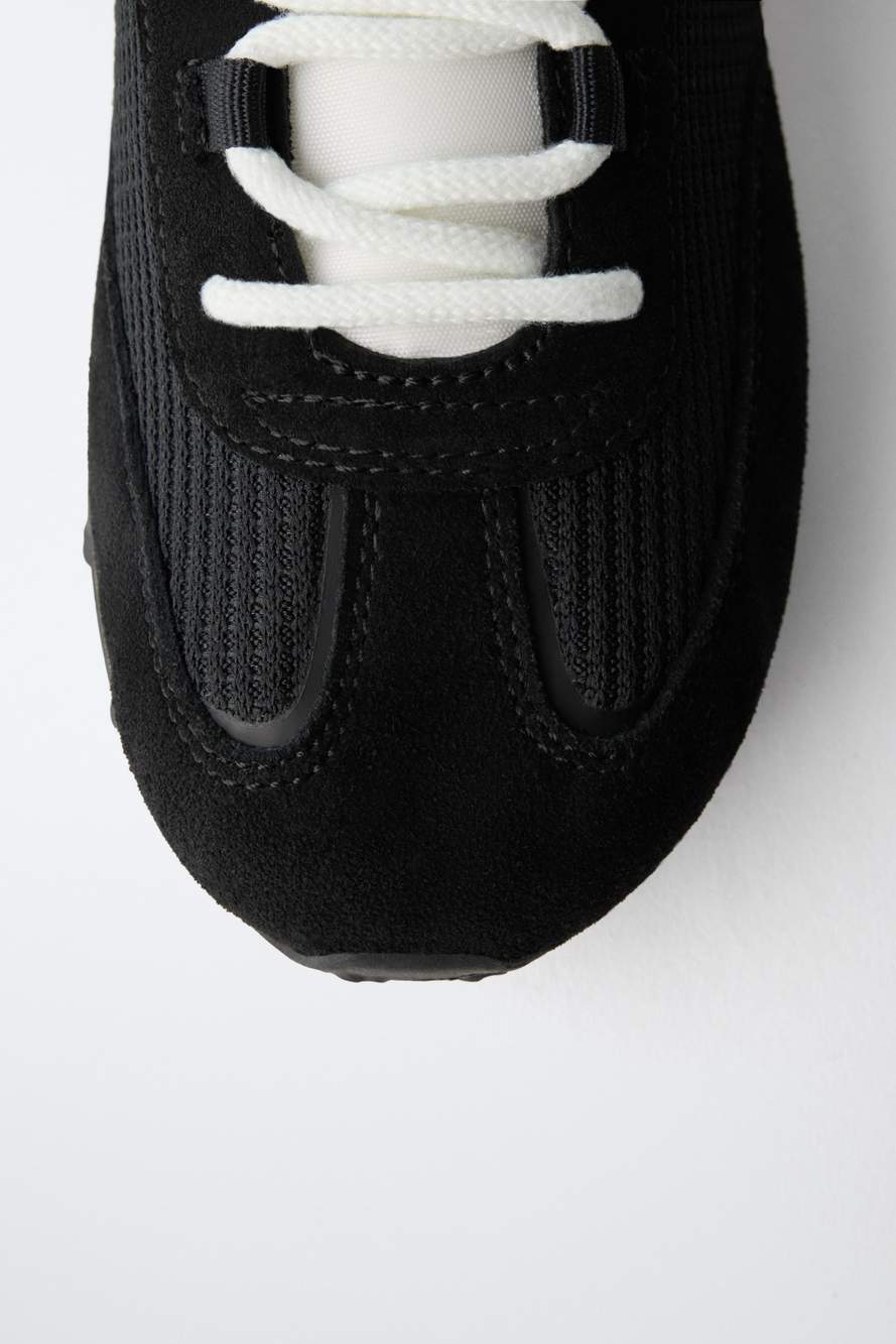 SPLIT SUEDE TRAINERS — Product image 4 of 8