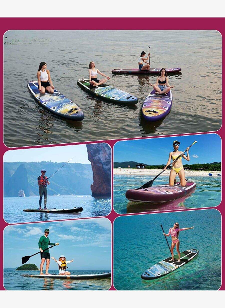 SUPLİMANI 350x89x15 Supboard Paddle Board Şişme Sörf Tahtası Tam Set Sup Board — صورة المنتج 4 من 5