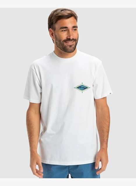 Quiksilver Eqyzt08046 Home Beach Blast White Men's Shirt