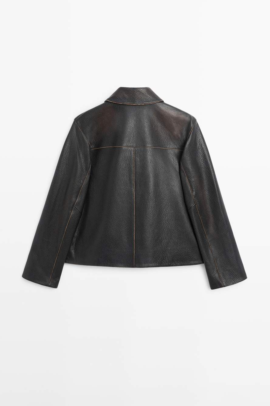 Short nappa leather jacket — Product image 9 of 19