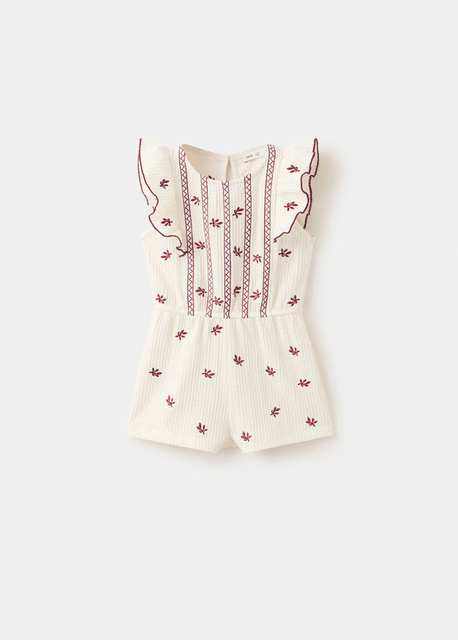 Embroidered details jumpsuit
