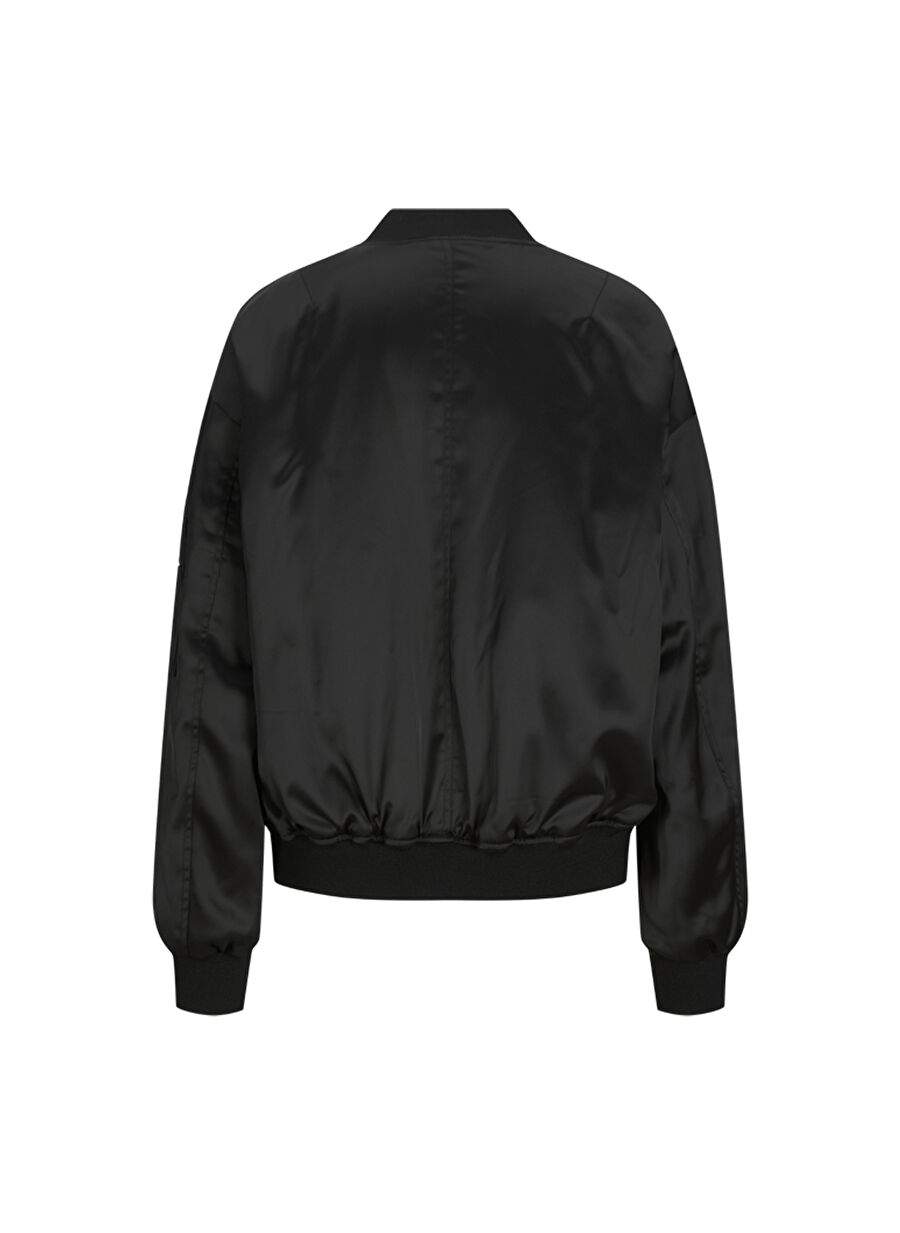 Jjxx Siyah Kadn Mont Jxmadison Satin Bomber Jacket Otw N — صورة المنتج 7 من 8