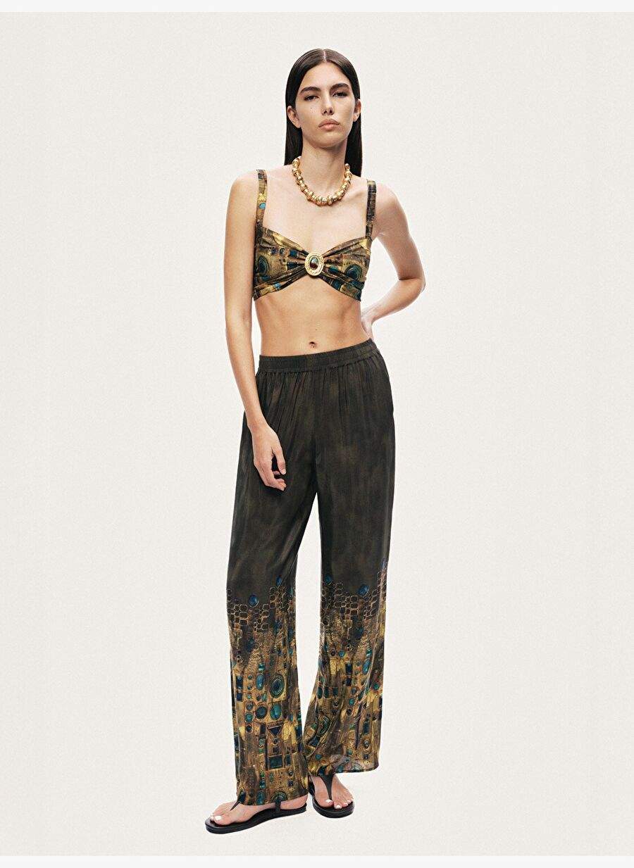 Accessories Detailed Patterned Bustier — Product image 3 of 7