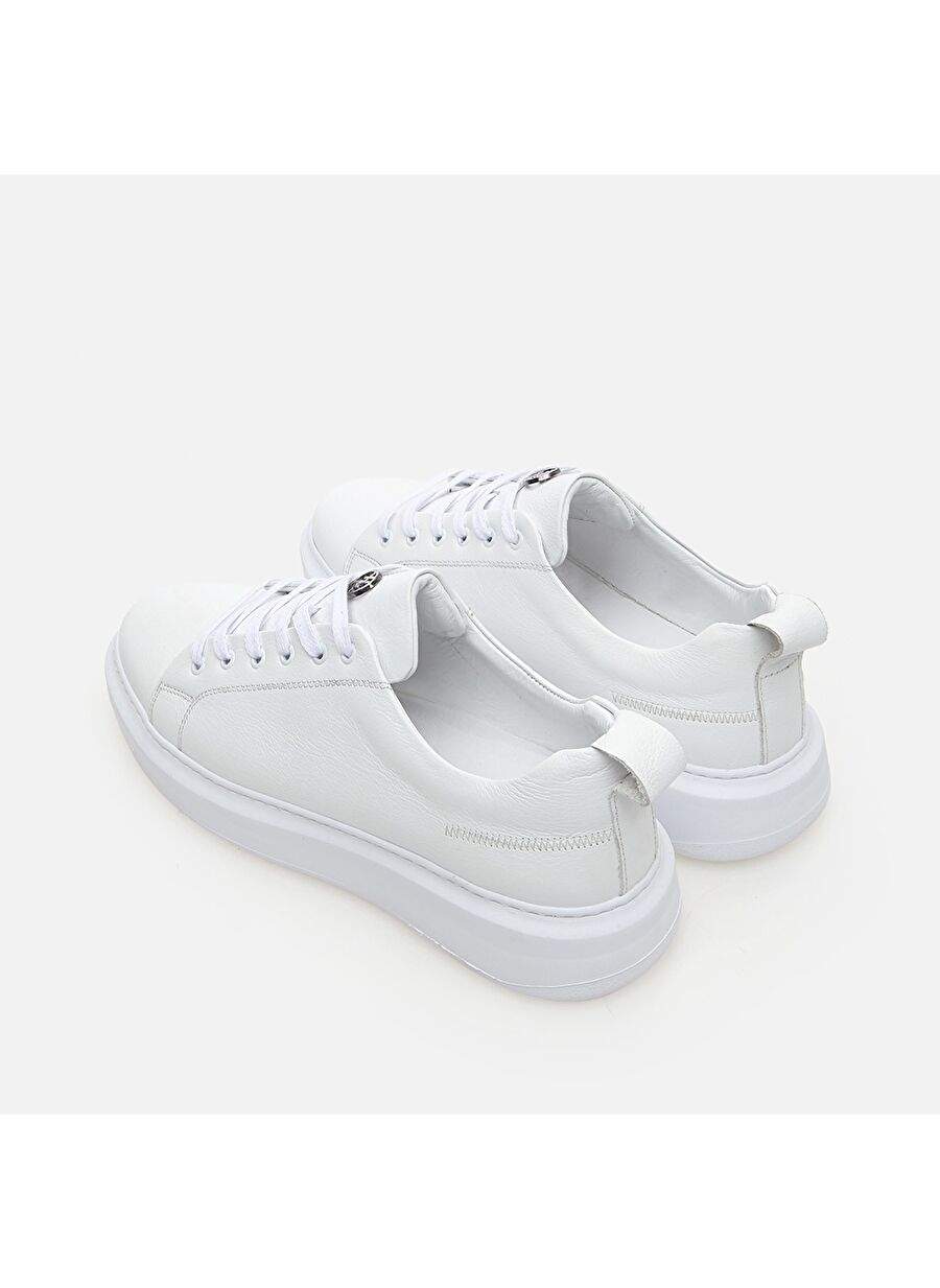 Hotic White Men's Leather Sneaker 02ayh281320a900 — Product image 5 of 6