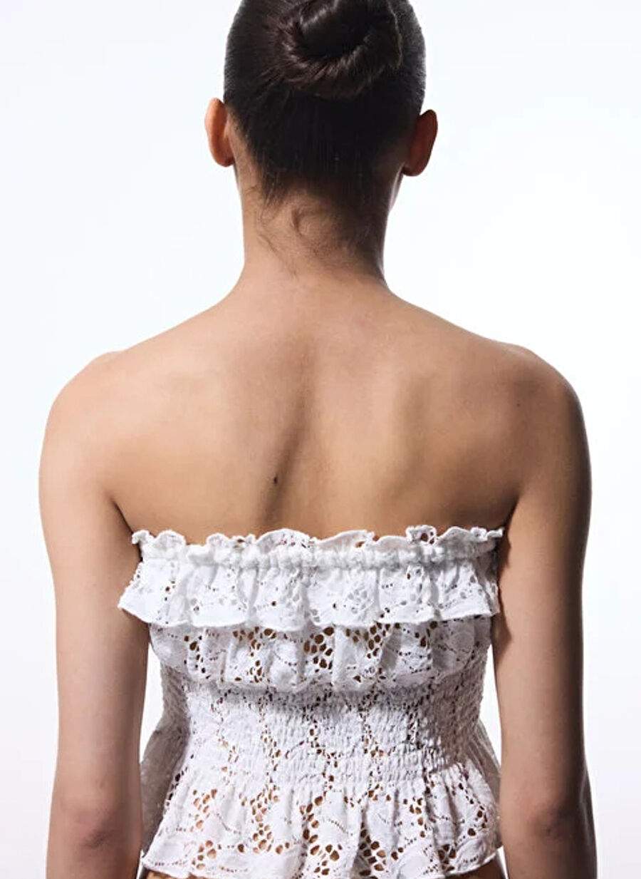 White Kadn Straplez Bustier Pljq58ty25iy — Product image 4 of 4