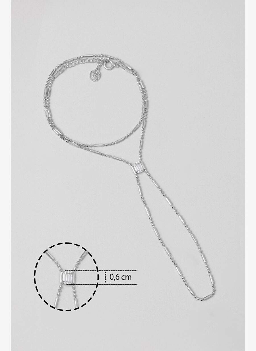 Luce Italyan Tasarm 18 Ayar Beyaz Altn Kaplama 37 Cm Gumus Sahmeran — Product image 14 of 40
