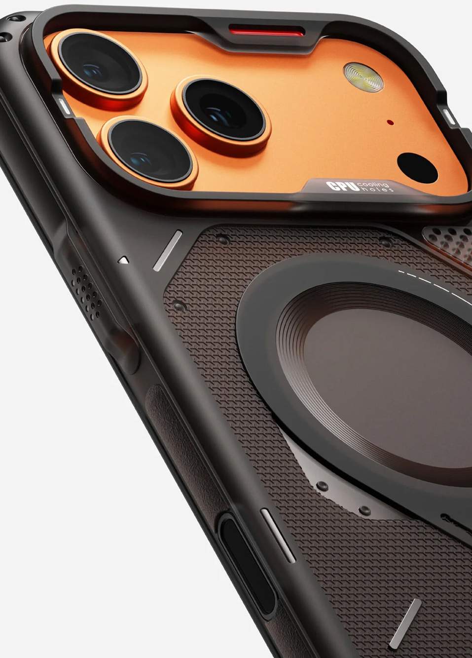 iPhone 17 Pro Max Rugged Soğutma Kanallı Köşe Korumalı Zırh MagSafe Uyumlu Telefon Kılıfı — صورة المنتج 5 من 8