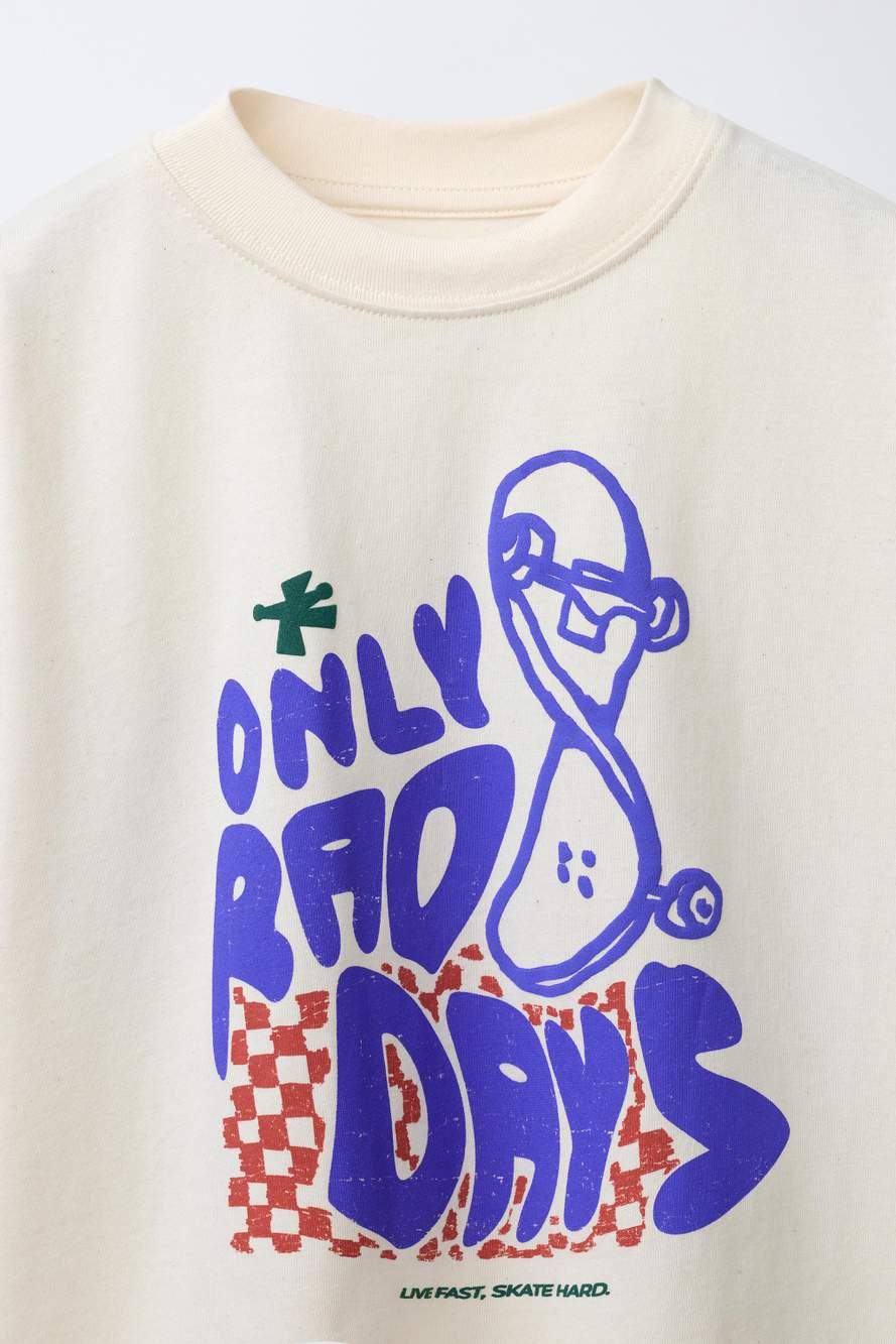 PRINTED LABEL T-SHIRT — Product image 3 of 4